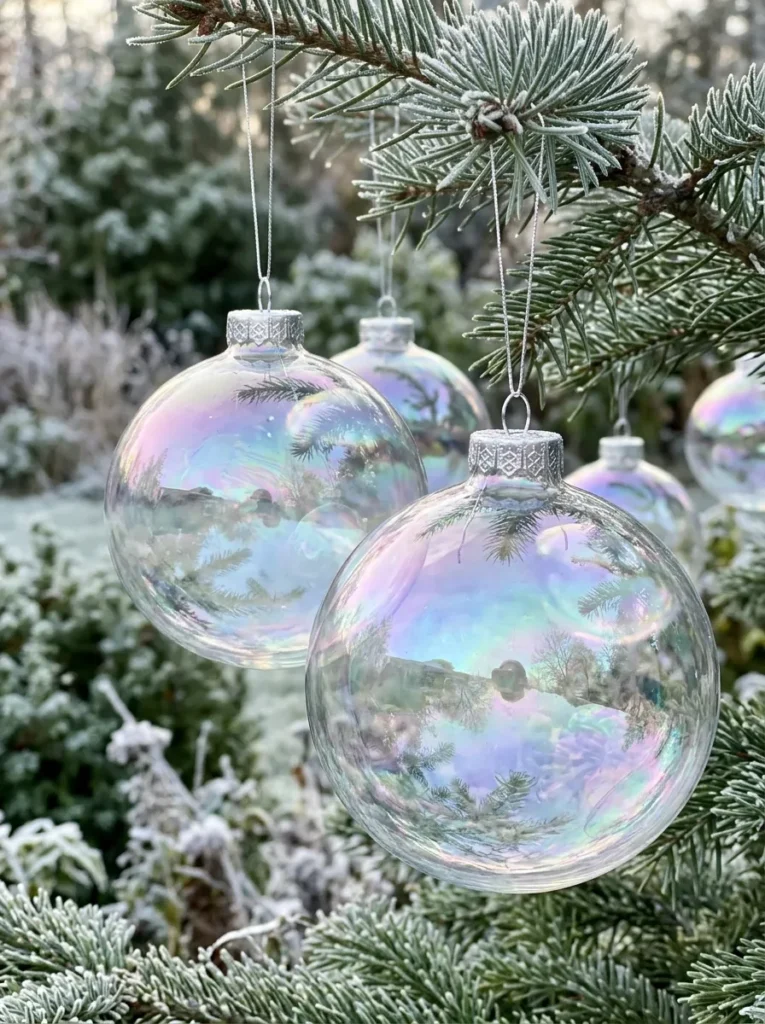 Iridescent Bubble Drops