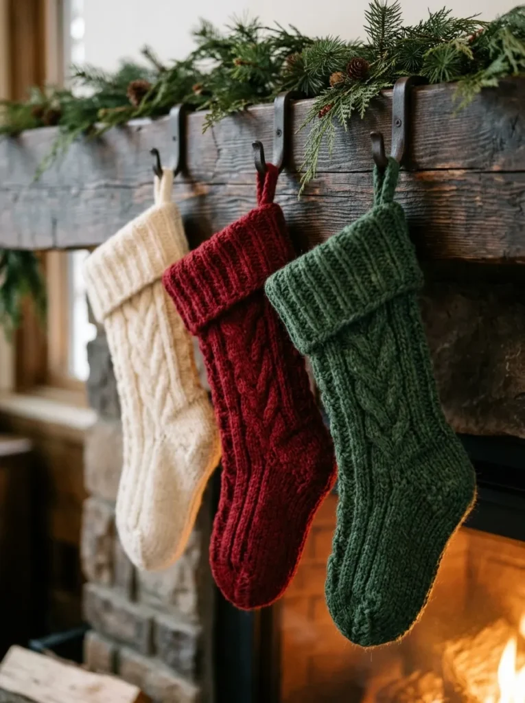 Knit Stocking Set