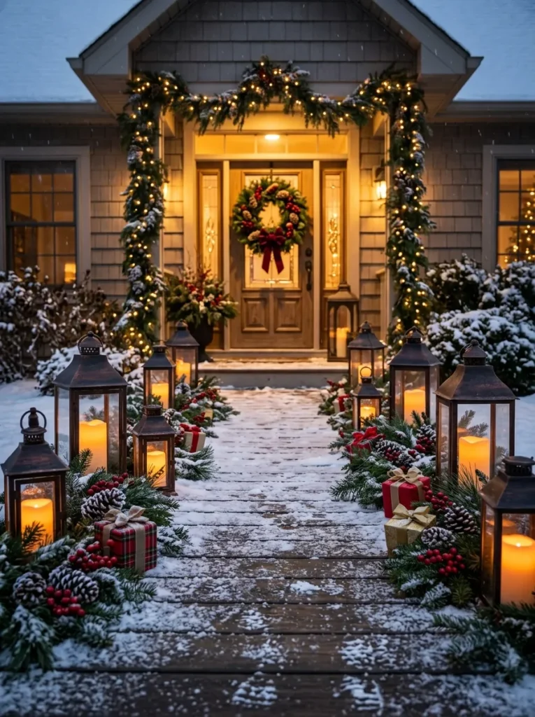 Lantern Lined Entry