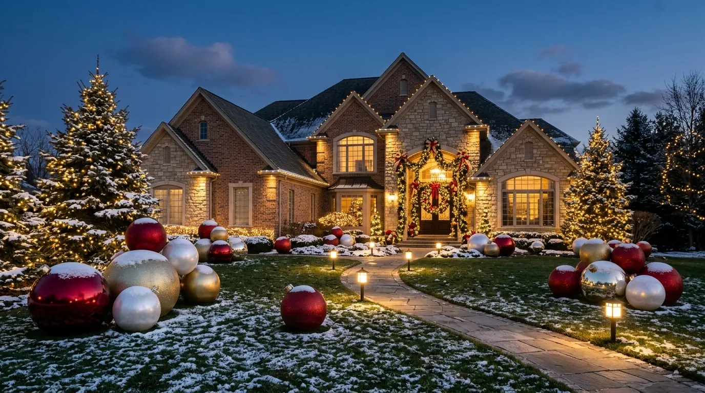 Large Christmas Ornaments Outdoor