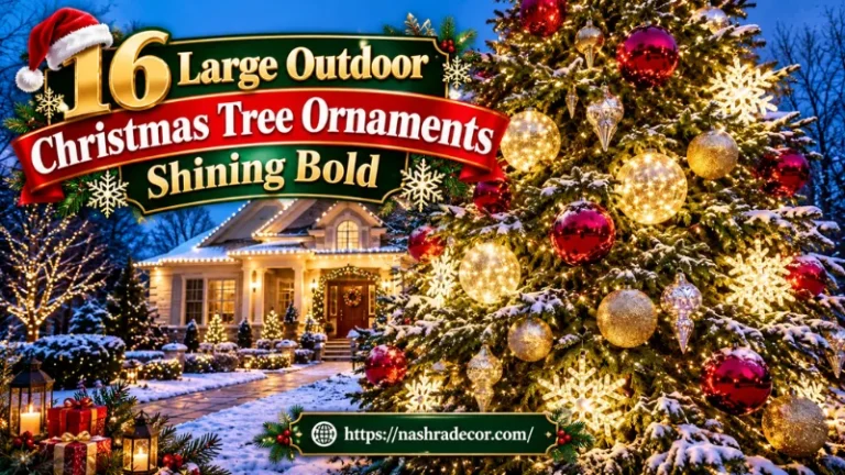 Large Outdoor Christmas Tree Ornaments
