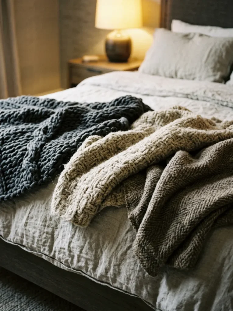 Layered Wool Blankets