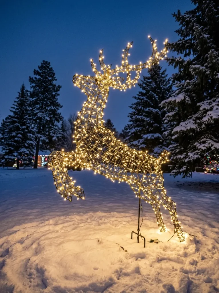 Leaping Stag Figure