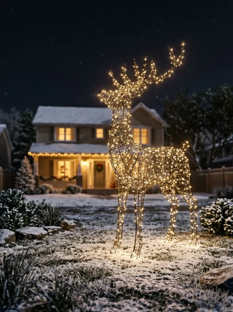 Lighted Metal Sculptures
