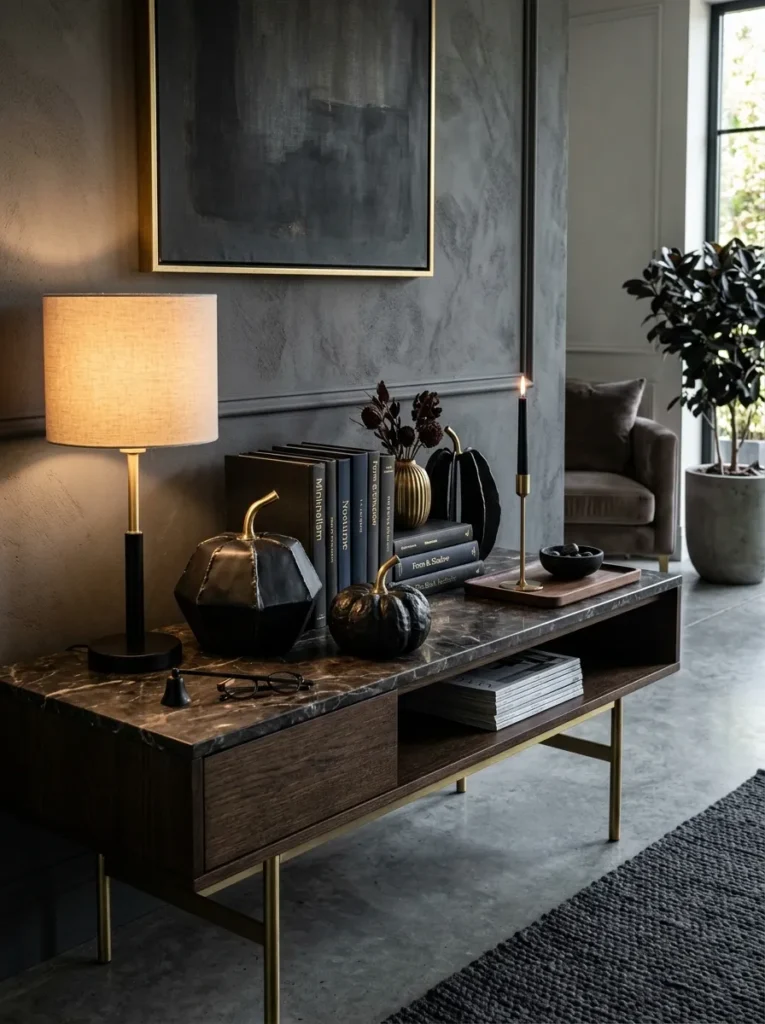 Metal Pumpkin Accents