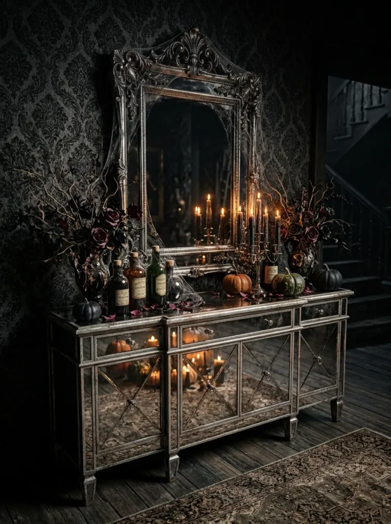 Mirrored Console Table