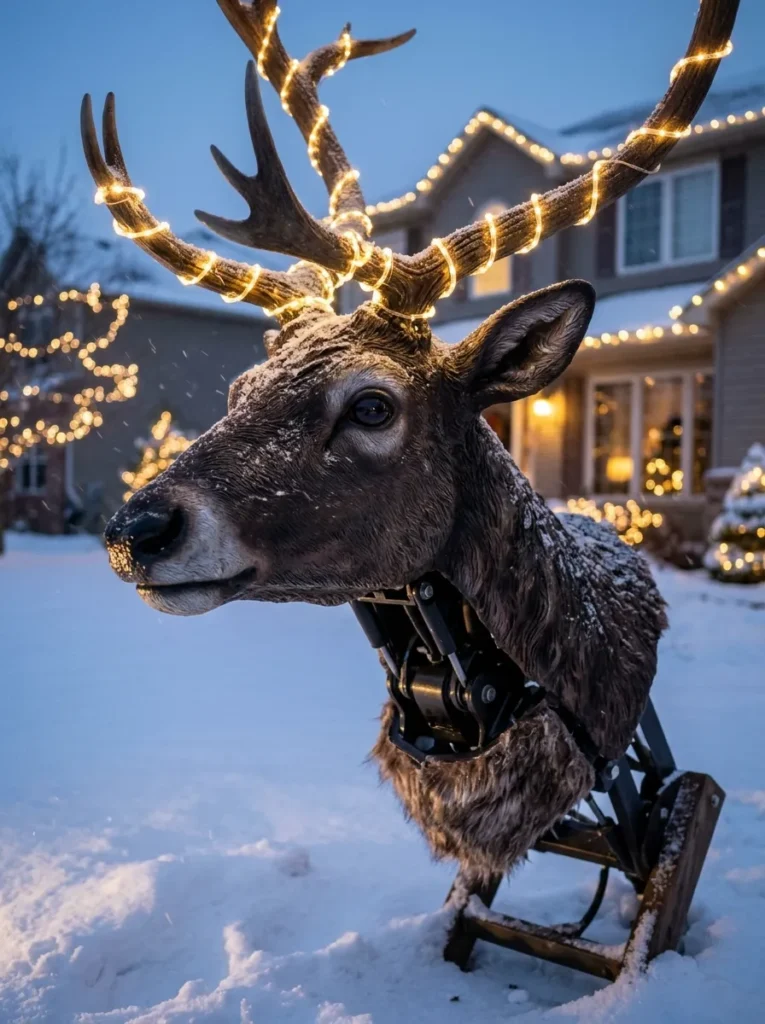 Motorized Reindeer Head