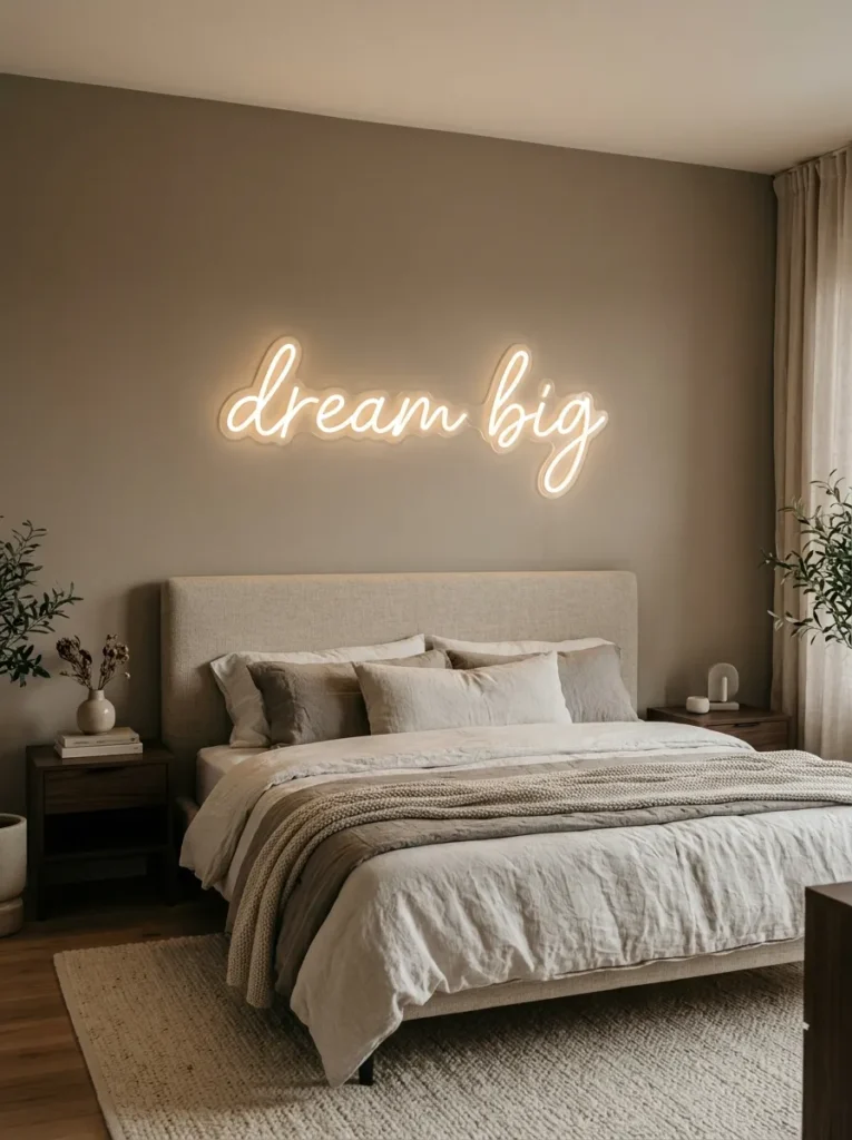 Neon Script Sign