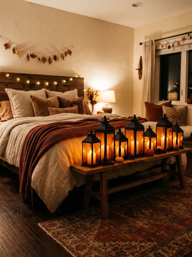 Orange Candle Lanterns