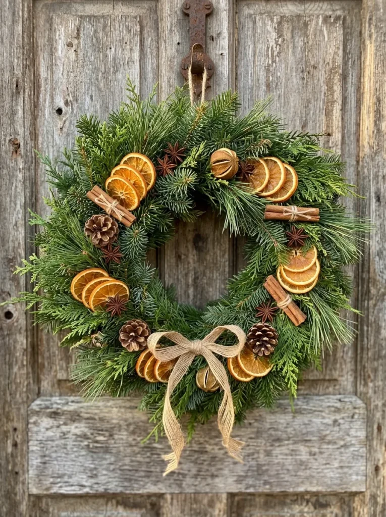 Orange Slice Wreath