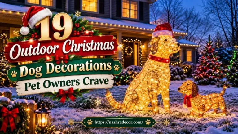 Outdoor Christmas Dog Decorations