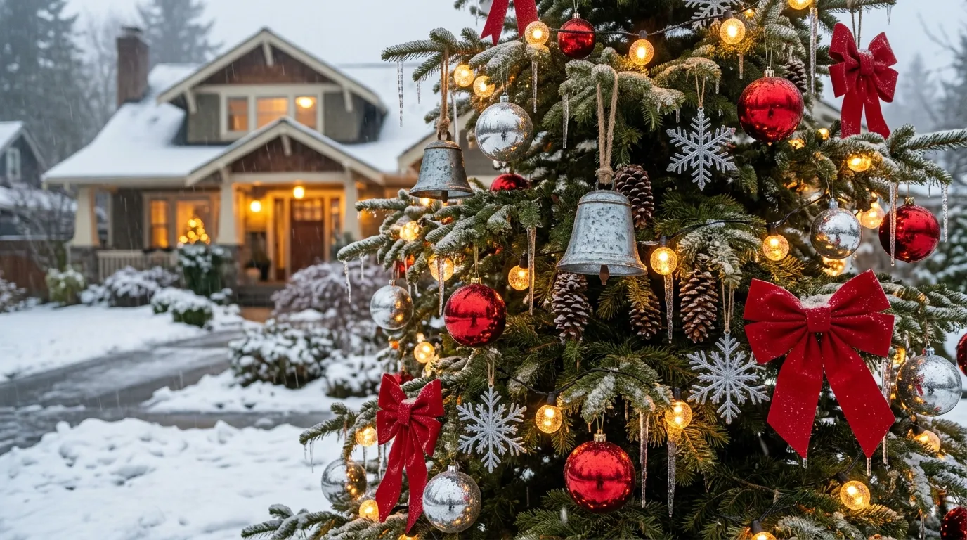 Outdoor Christmas Tree Ornaments
