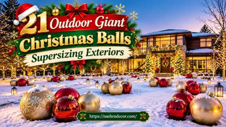 Outdoor Giant Christmas Balls