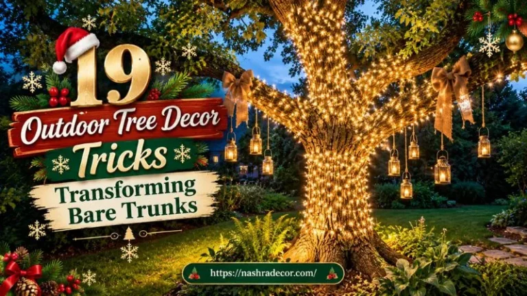 Outdoor Tree Decor Tricks
