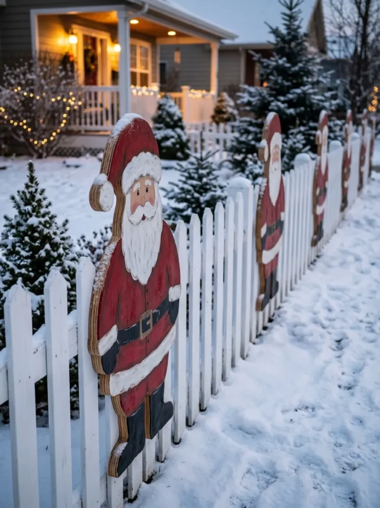 Painted Santa Cutouts