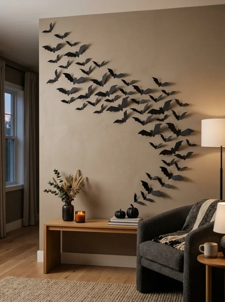 Paper Bat Garland