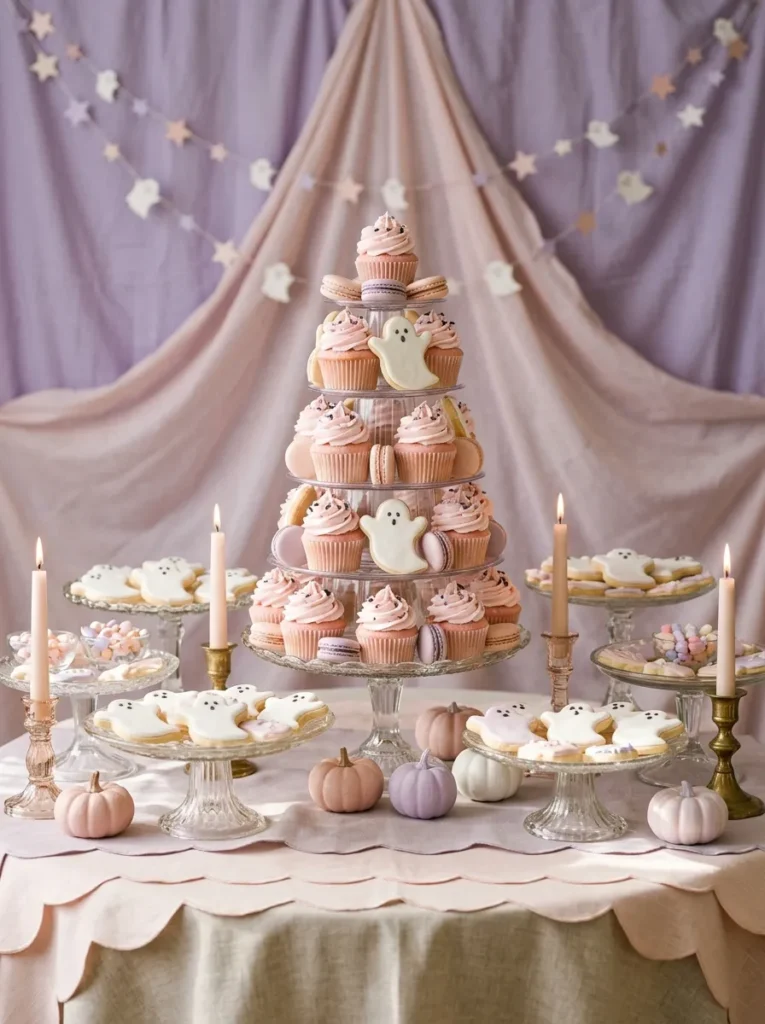 Pastel Dessert Tower