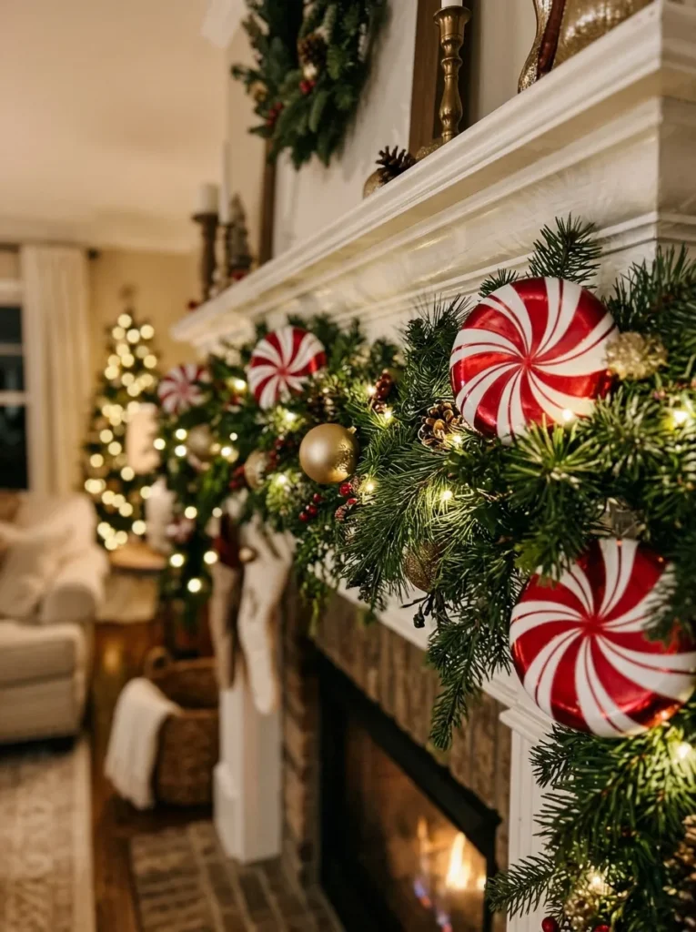 Peppermint Swirl Garland