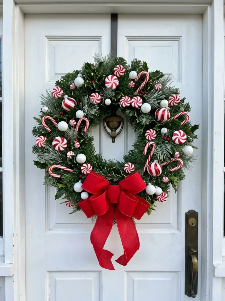 Peppermint Wreath