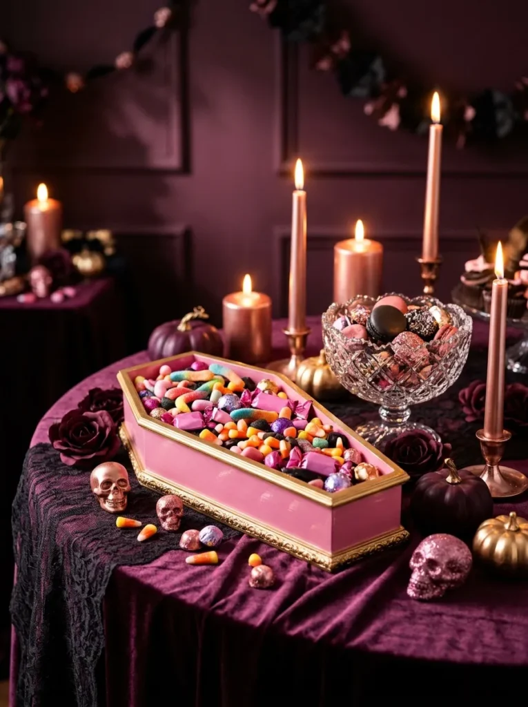 Pink Coffin Candy Tray