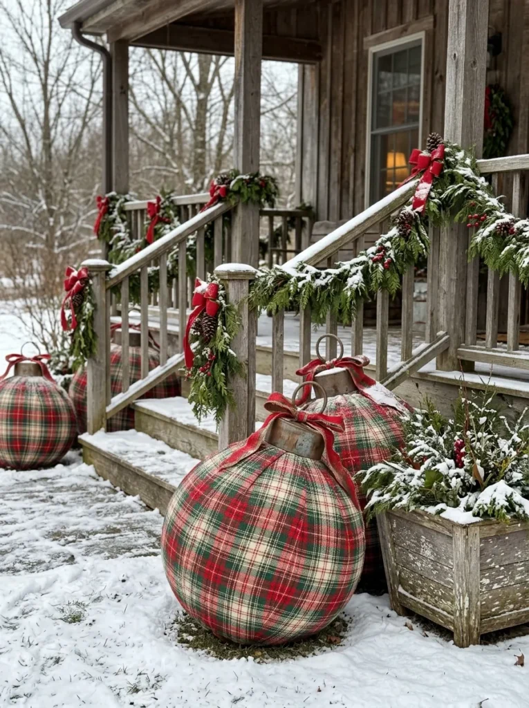 Plaid Fabric Covered