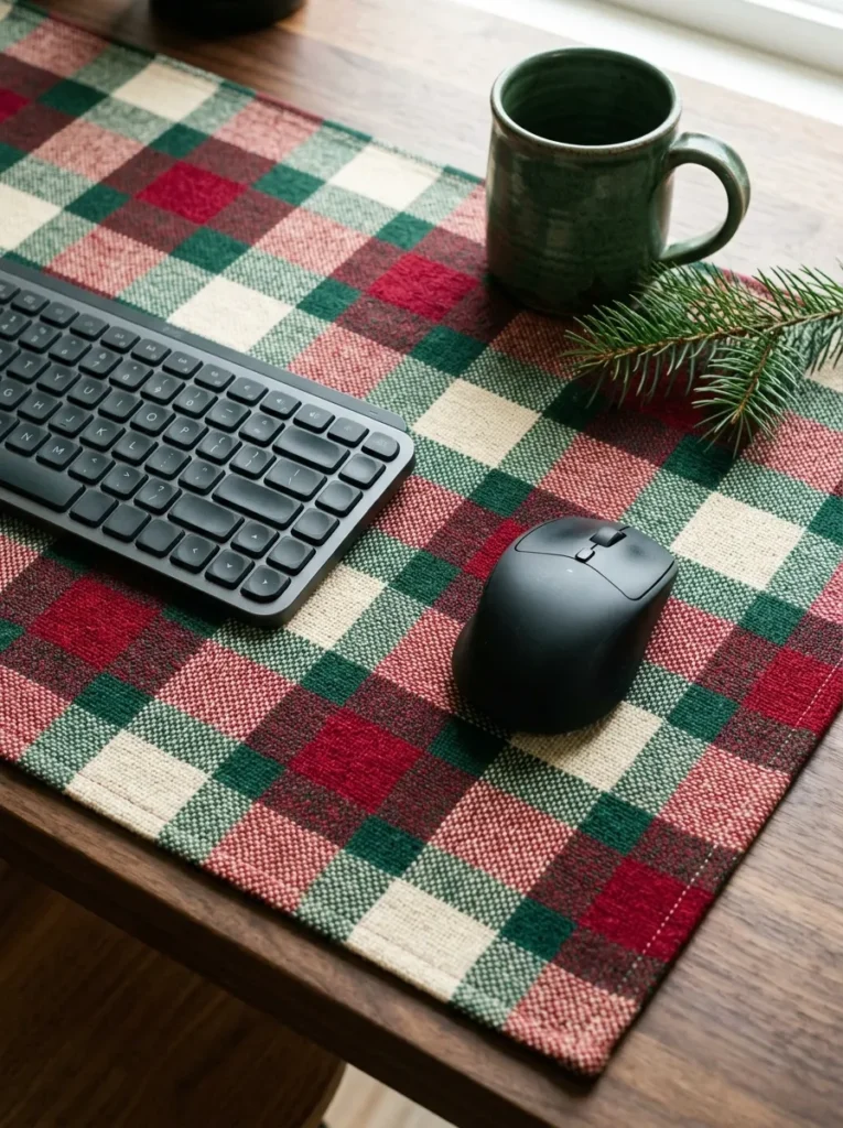 Plaid Mousepad Mat