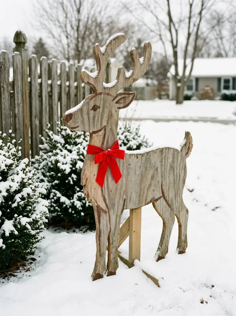 Plywood Reindeer Cutout
