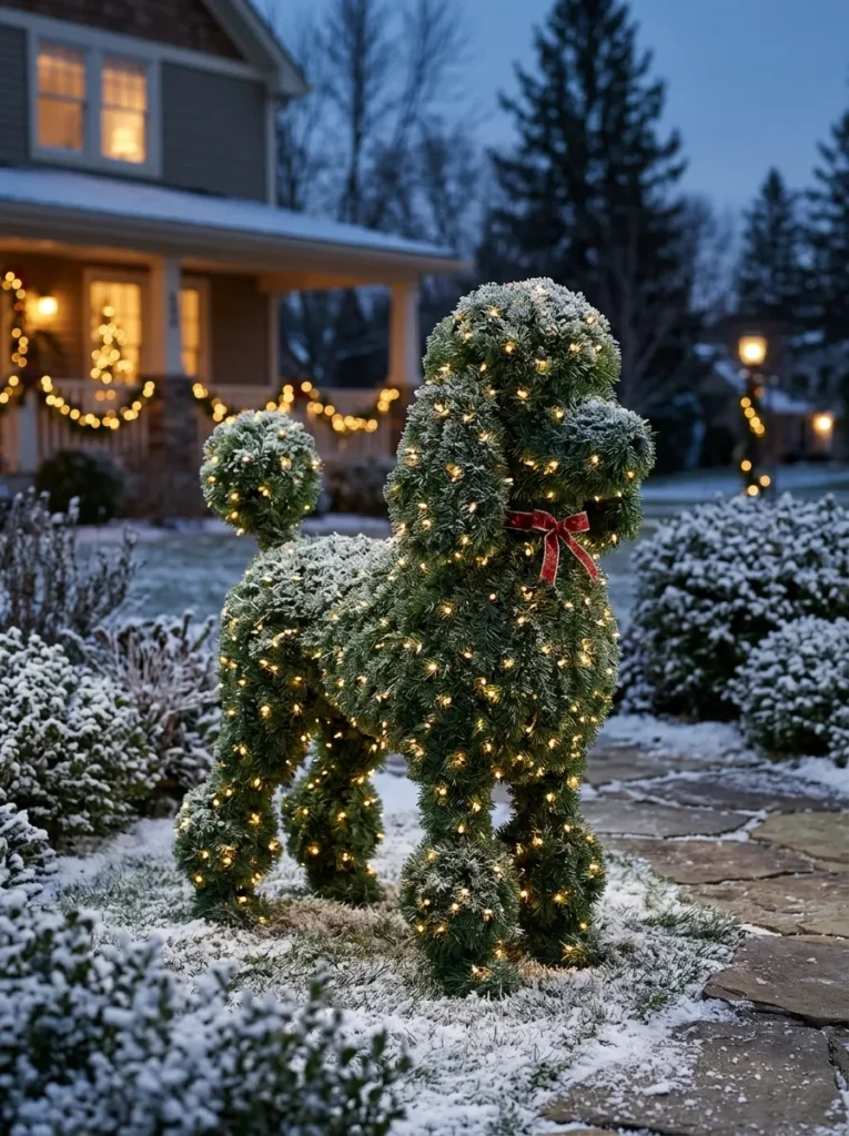 Poodle Topiary Frame