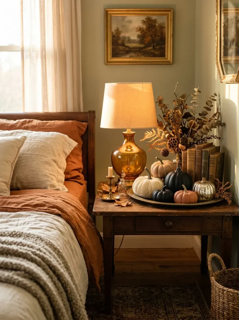 Pumpkin Bedside Display