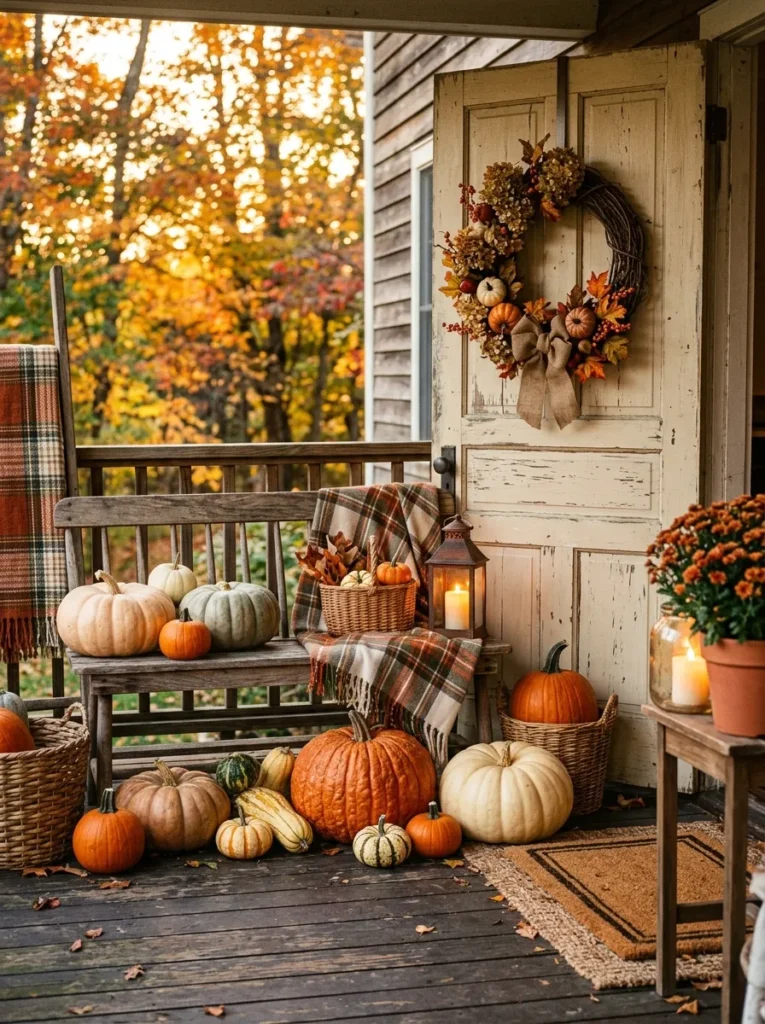Pumpkin Family Porch