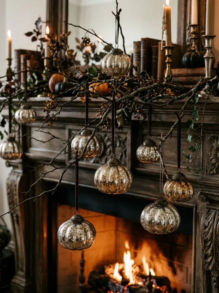 Pumpkin Mercury Globes