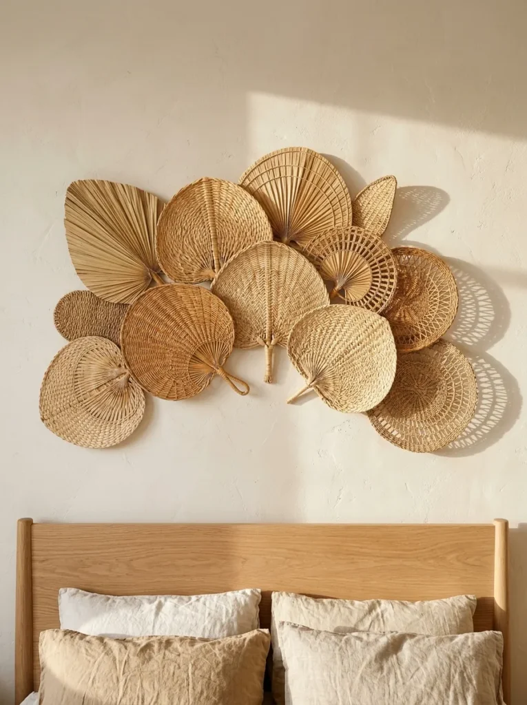 Rattan Fan Cluster