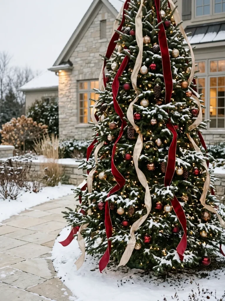 Ribbon Cascade Drape