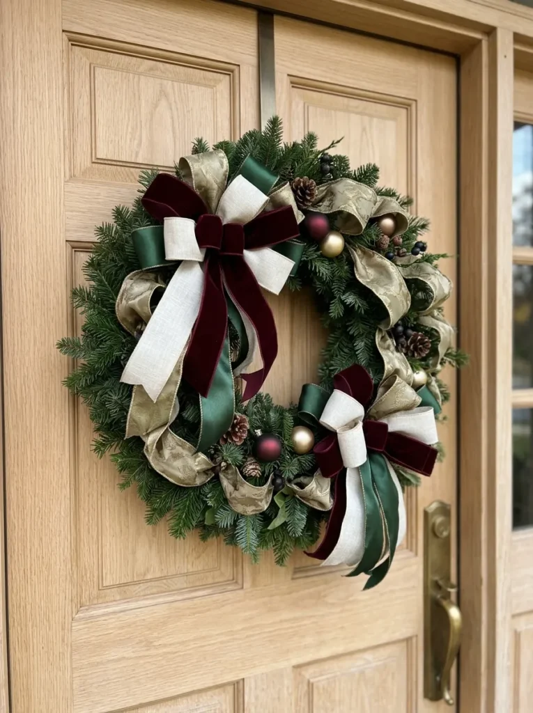 Ribbon Christmas Wreath