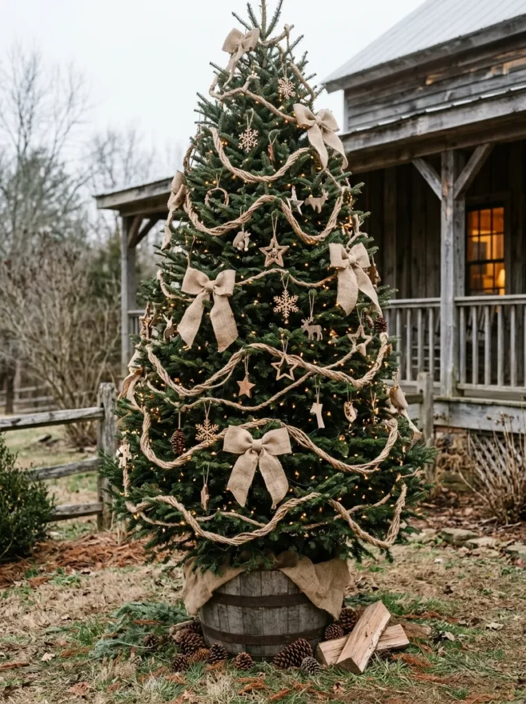 Rustic Burlap Look