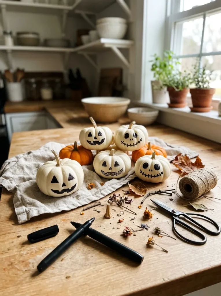 Sharpie Pumpkin Faces