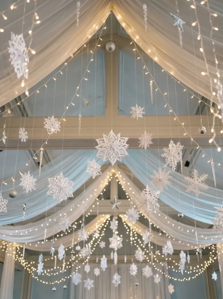 Snowflake Ceiling Mobile
