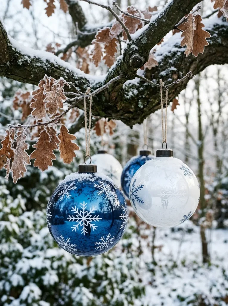 Snowflake Pattern Orbs