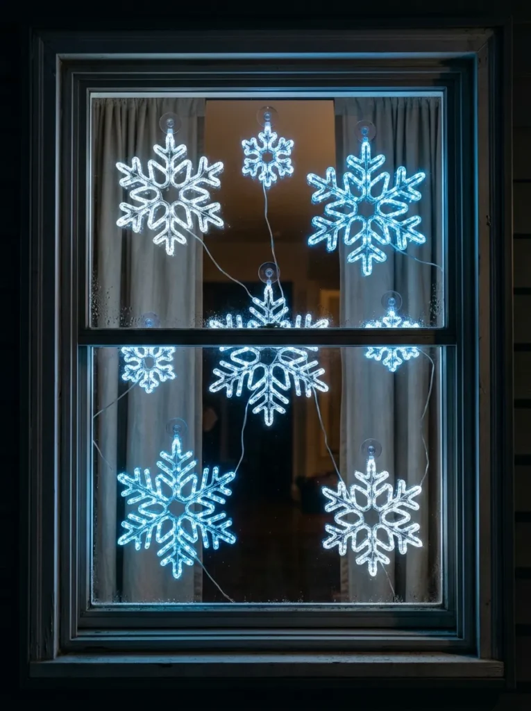 Snowflake Suction Lights