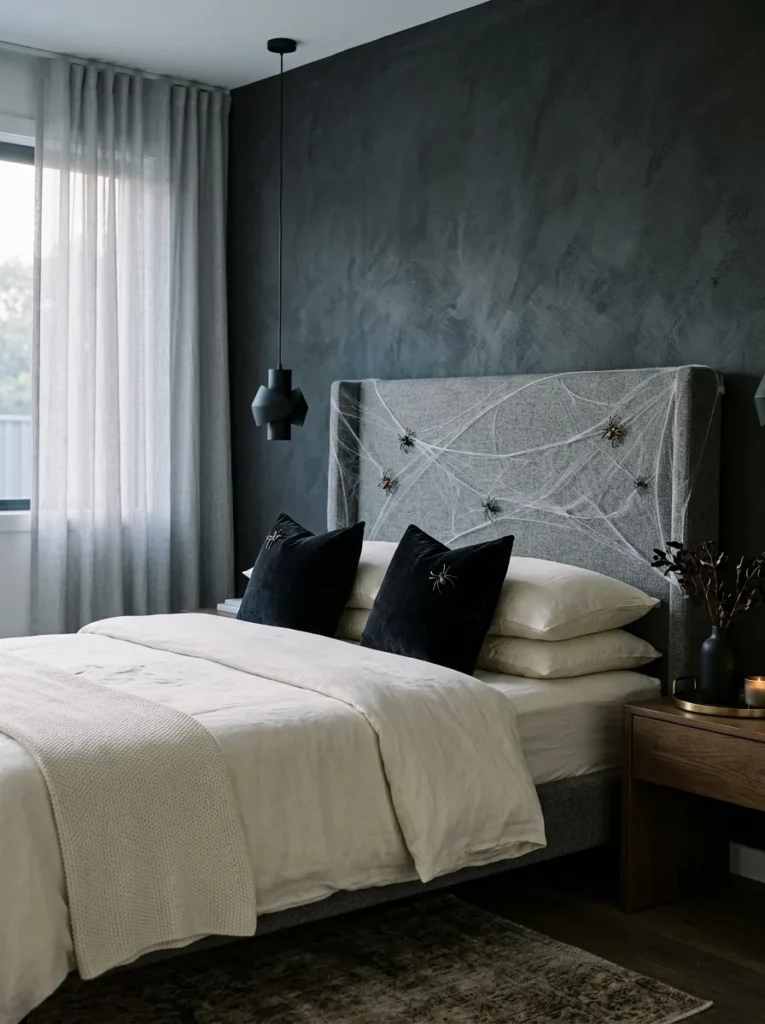 Spiderweb Headboard Decor