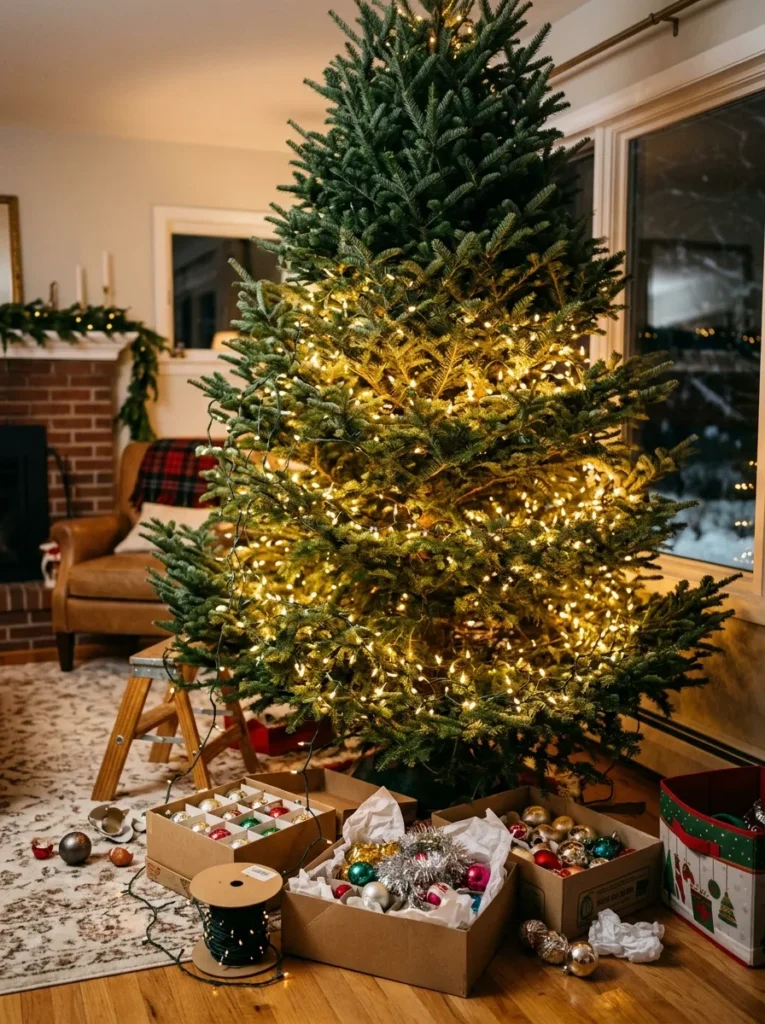 String Lights Inside Out