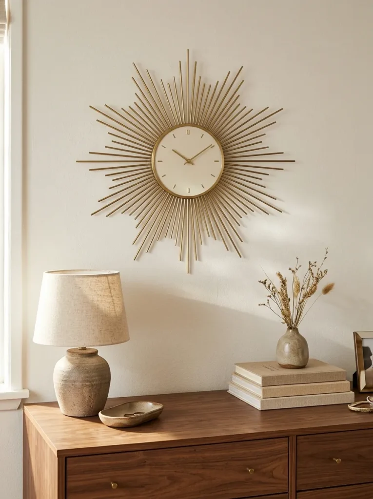 Sunburst Clock