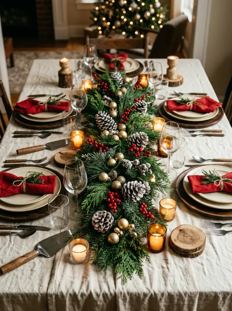 Tablescape Centerpiece Pinecones