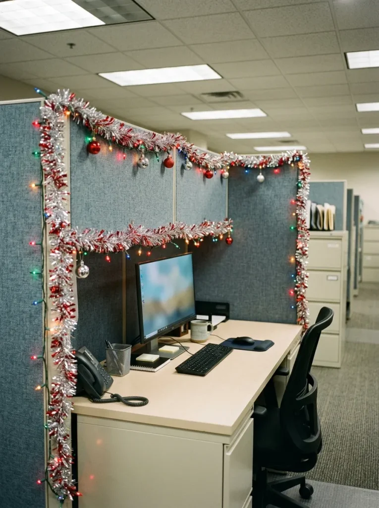 Tinsel Cubicle Border