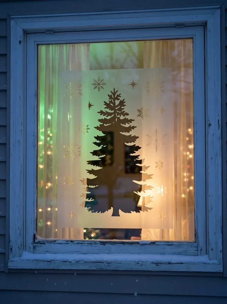 Tree Stencil Panel