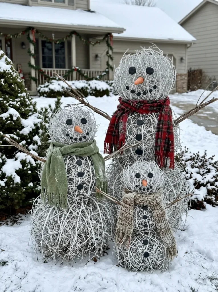 Tumbleweed Snowmen
