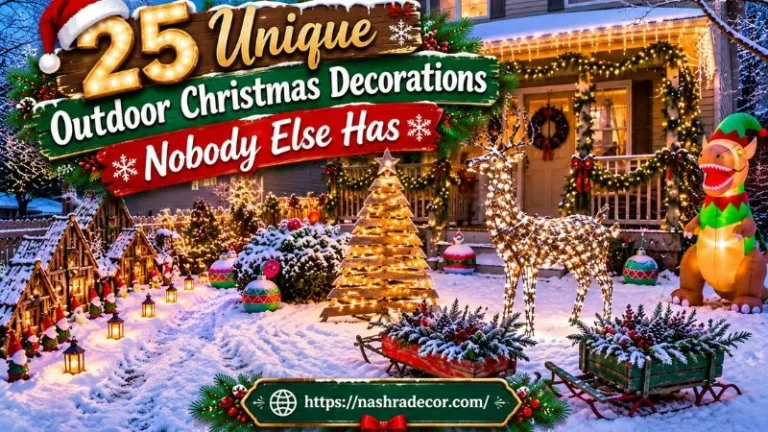 Unique Outdoor Christmas Decoration