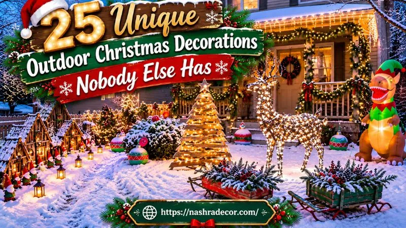 Unique Outdoor Christmas Decoration