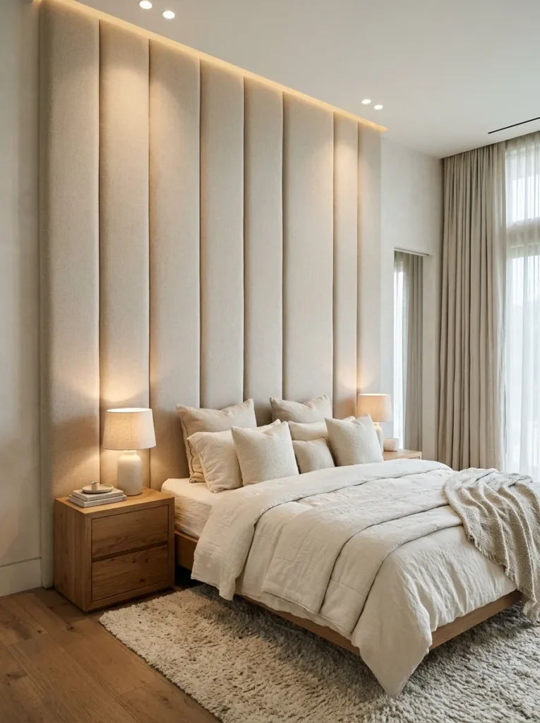 Upholstered Headboard Panel
