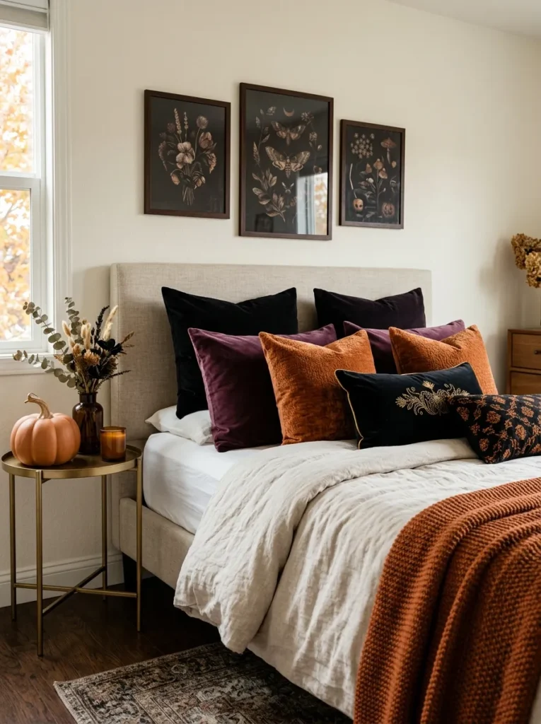 Velvet Halloween Pillows